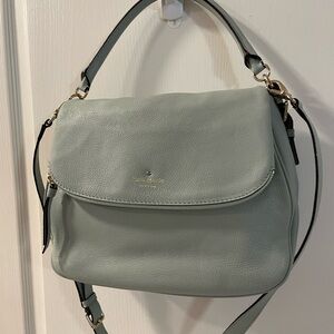 Kate Spade Soft green Crossbody Bag with amazing storage!